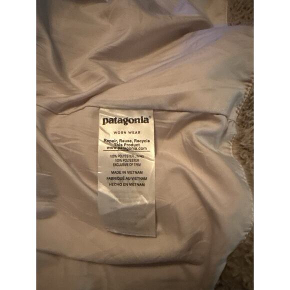 Patagonia Los Gatos Fleece Jacket Women's Small El Cap Khaki Full Zip Deep Pile - Picture 5 of 7